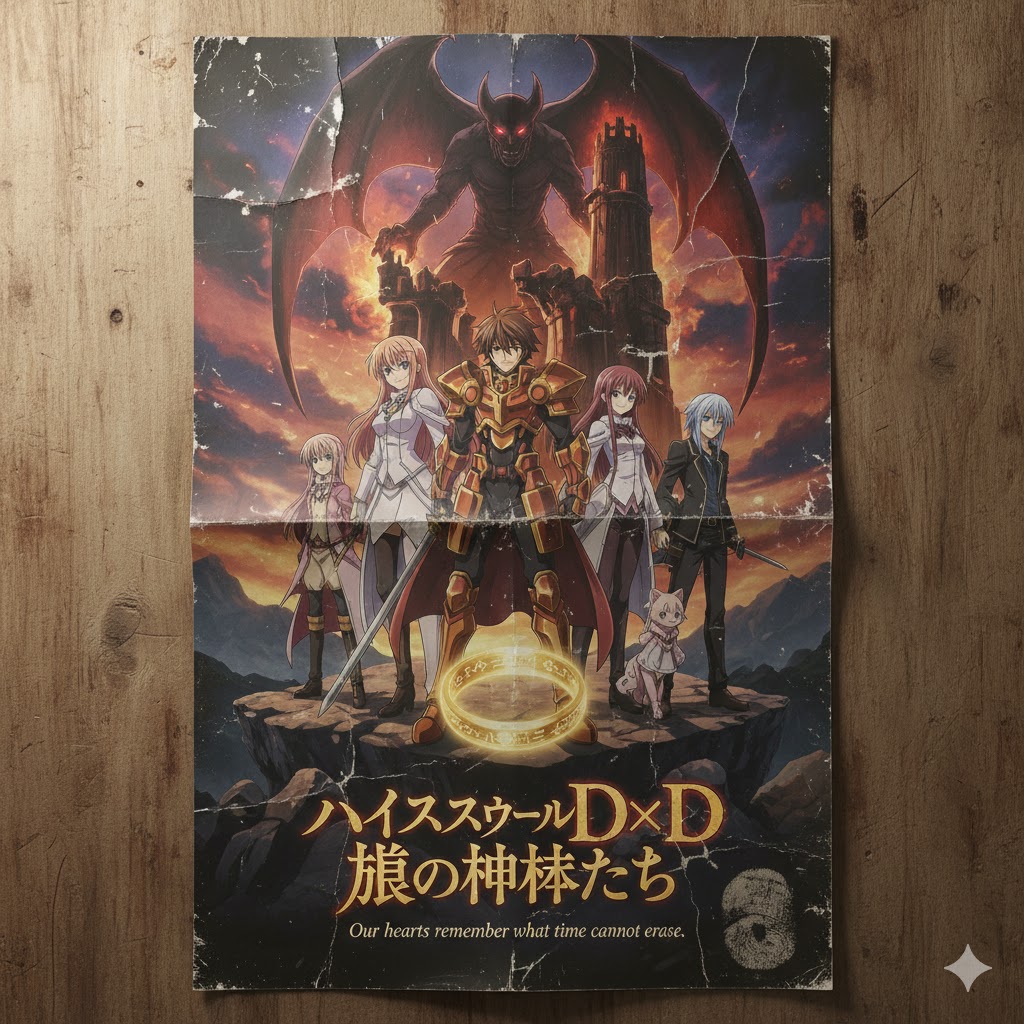 Gemini: Nostalgic Anime-Style Movie Poster