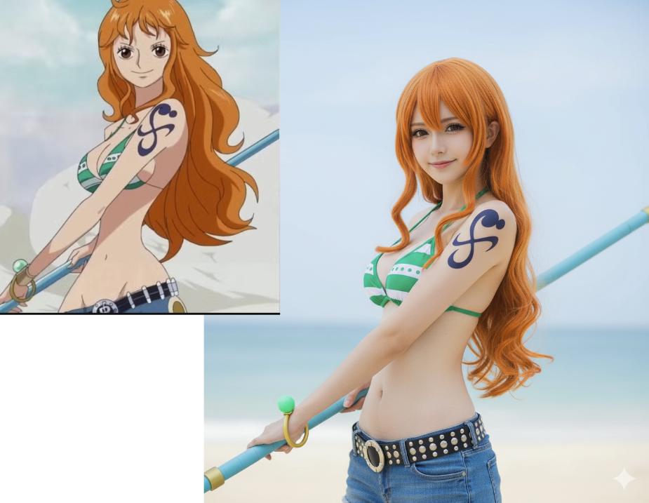 1:1 authentic cosplay