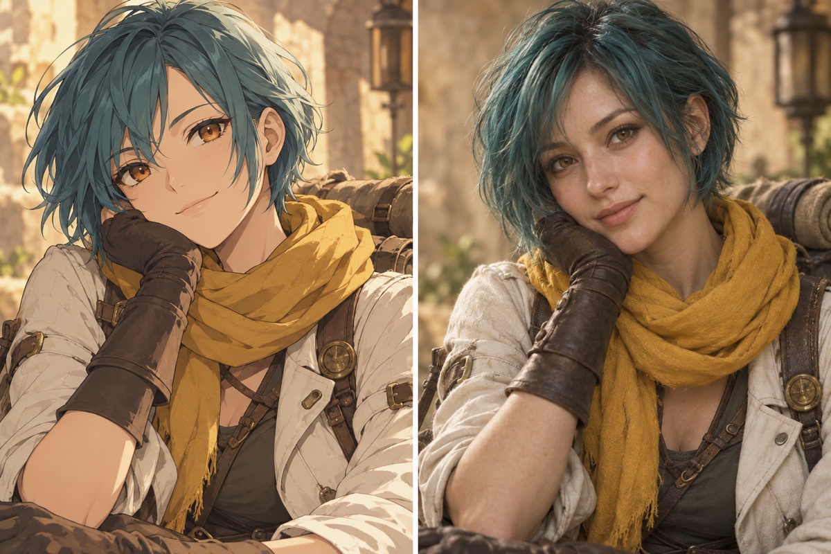 アニメキャラを実写化
